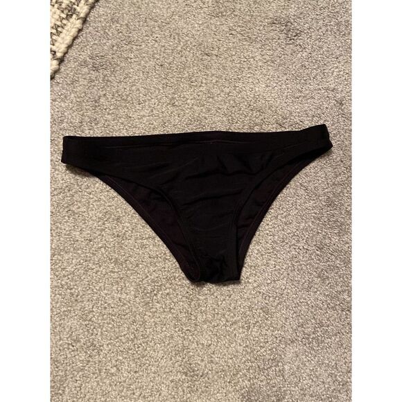 Nike swim Bikini Bottoms Solid Black medium - Picture 1 of 4